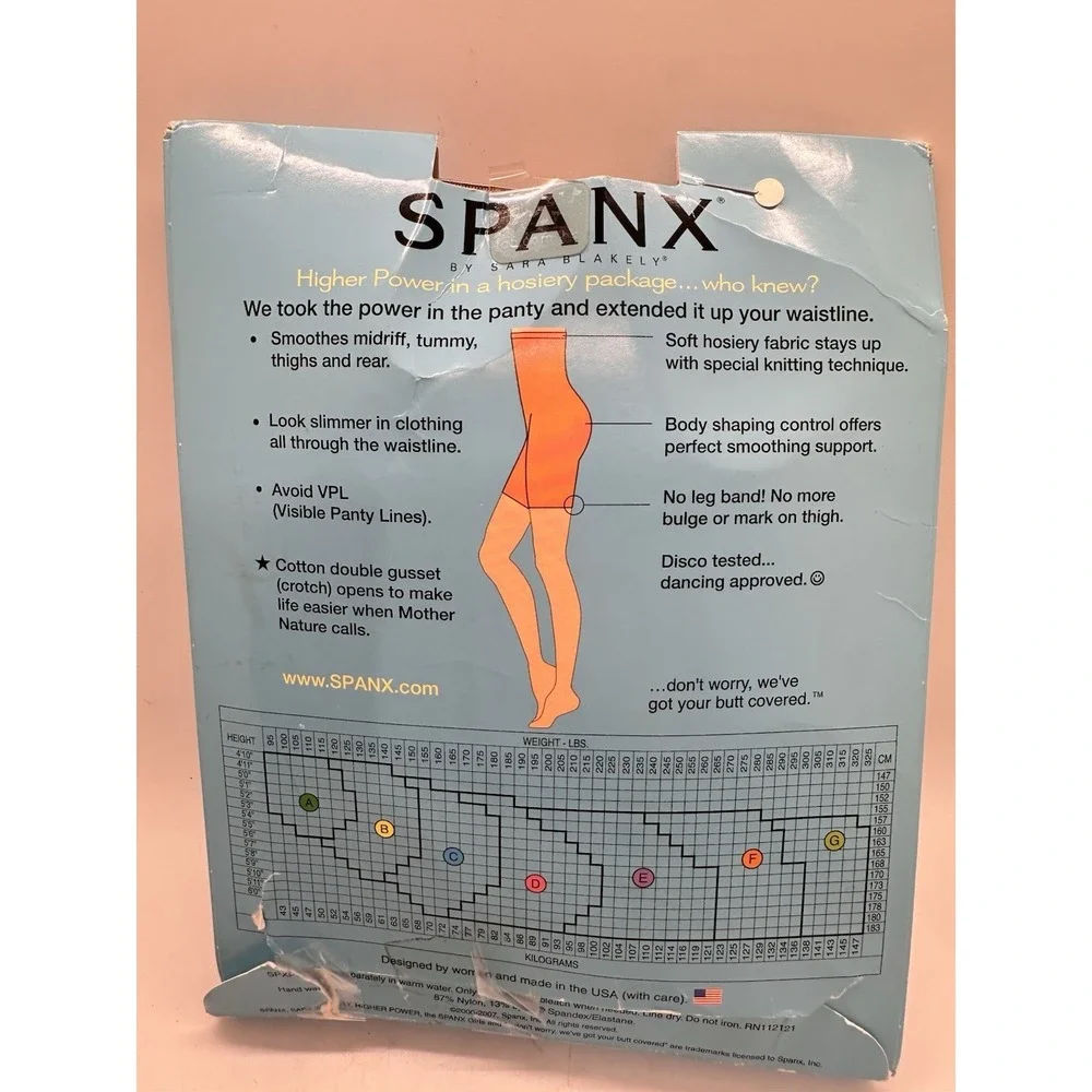 SPANX Higher Power High Waisted Power Panty Bare Size F Shapewear Nude New